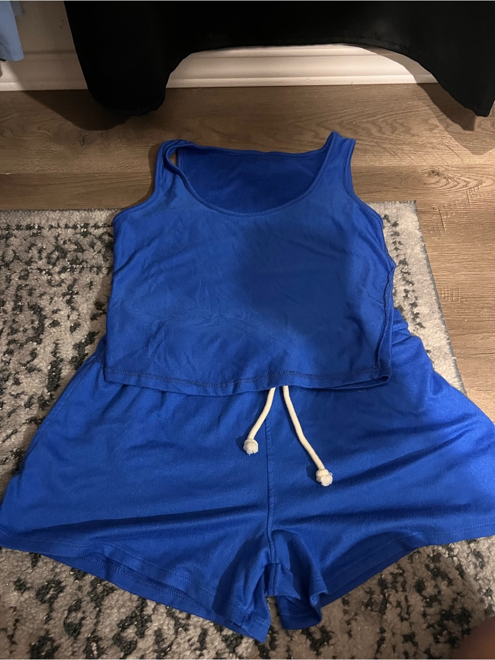 Royal Blue Tank and shorts set